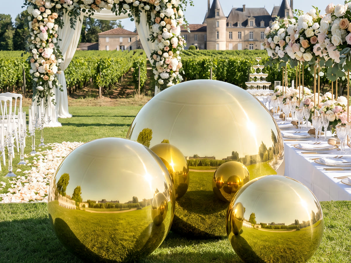 Inflatable Mirror Ball-Multiple Decoration Methods